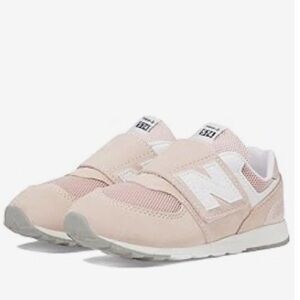 New Balance Kids' Soft Pink and White Sneakers